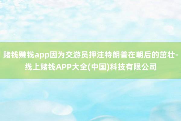 赌钱赚钱app因为交游员押注特朗普在朝后的茁壮-线上赌钱APP大全(中国)科技有限公司